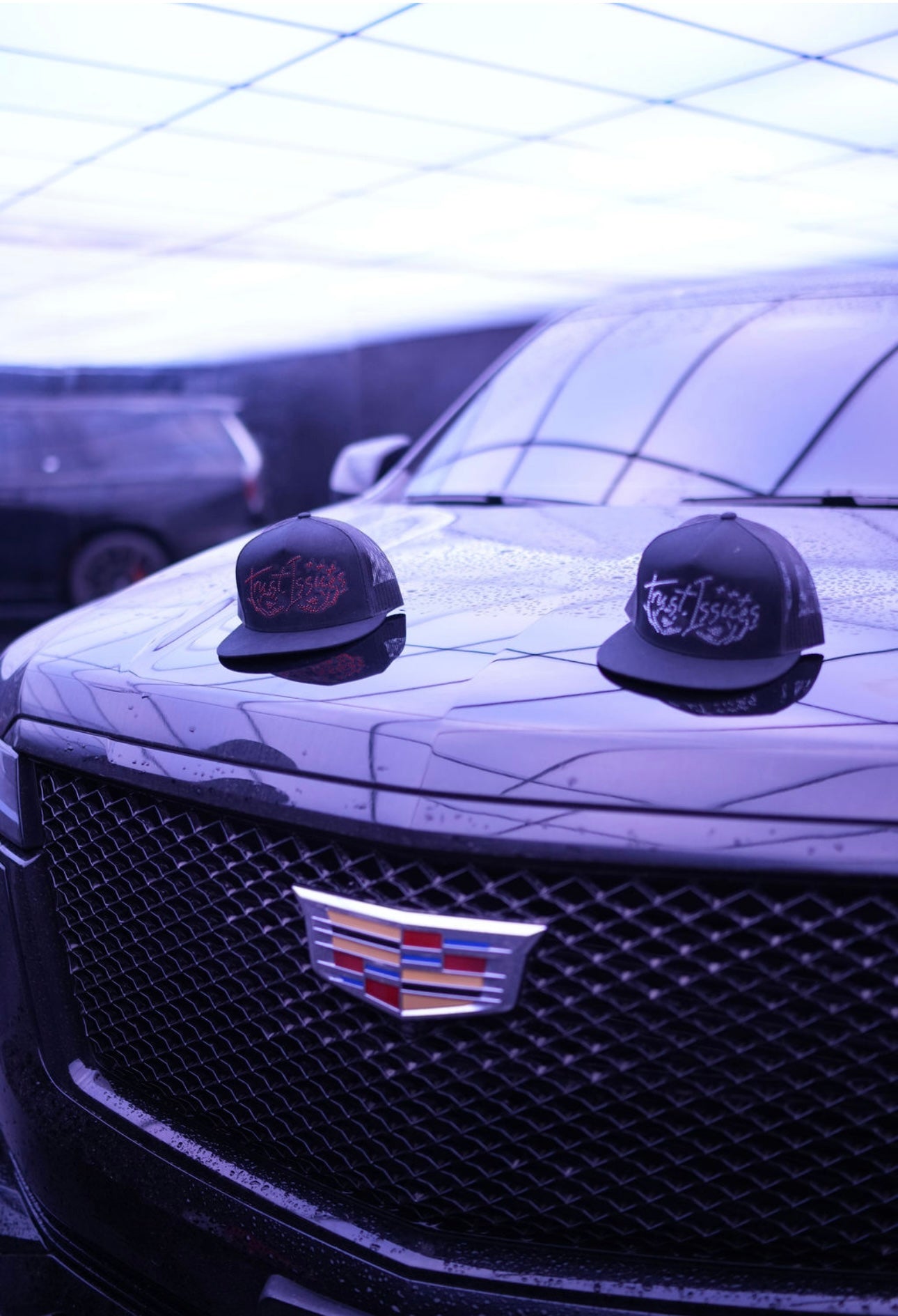 RHINESTONES TRUCKER HATS